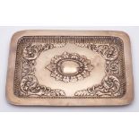 An Edward VII silver tray/cover, maker C.