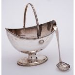 A George III swing handled sugar basin, maker Henry Chawner, London,