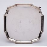 A George V silver salver, maker Hawksworth, Ayre & Co Ltd, London,