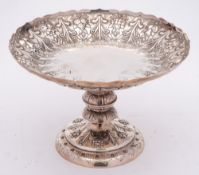 A Victorian silver comport, maker Sibray, Hall & Co, Sheffield,