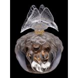 A Lalique Cristal scent bottle Butterfly: from the Flacon Collection edition 2003,