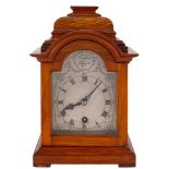 A small Edwardian mahogany bracket clock: the eight-day duration,