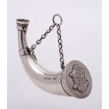 A Victorian silver combination vinaigrette/snuff holder, maker Thomas Johnson I, London,