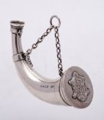 A Victorian silver combination vinaigrette/snuff holder, maker Thomas Johnson I, London,