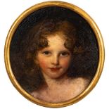 Follower of Sir Thomas Lawrence, early 19th Century- Portrait of a girl,