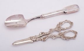 An Elizabeth II silver stilton scoop, maker William Yates Ltd, Sheffield,