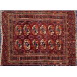 A Turkoman rug:,