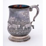 A George III silver mug, maker Thomas Wallis I, London,