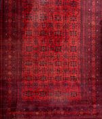 An Afghan Turkoman carpet:,