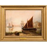 John Berney Crome [1794-1842]- Yarmouth Beach,:- oil on panel, 25 x 35cm. * Provenance.