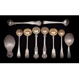 A George III silver old English caddy spoon, maker William Sumner I, London,