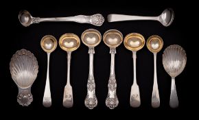 A George III silver old English caddy spoon, maker William Sumner I, London,