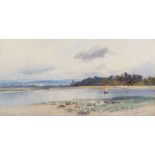 Frederick John Widgery [1861-1942]- The River Exe near to Topsham looking upstream,