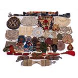 A collection of 19th century and later miser purses,