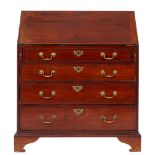 A 19th Century mahogany bureau:,