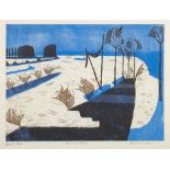 * Julian Trevelyan [1910-1988]- Chiswick Mall,:- etching in colours, Artist's Proof,