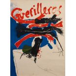 * Paul Rebeyrolle [1926-2005]- Guerilleros,:- lithograph signed and numbered 7/150, 78 x 55cm,