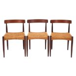 Arne Hovmand-Olsen [1919-1989] for Mogen Kold,: a suite of six teak dining chairs,