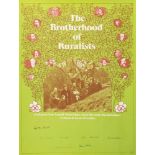 The Brotherhood of Realists- poster,:- signed and numbered 20/40 60 x 45cm, unframed.