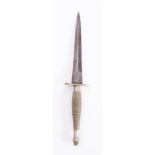 A WWII First Pattern Fairbairn Sykes fighting knife by Wilkinson Sword,