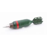 A deactivated 3 inch British Army mortar bomb: * Notes Militaria artefacts are reproduced in