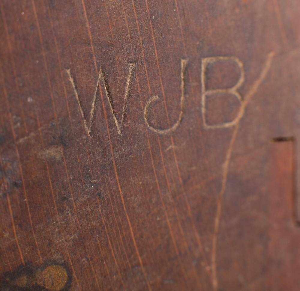 An adjustable rebate plane by Gabriel: stamped as per title and initialed 'WJB' together with a - Image 2 of 5