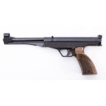 A Gamo .177 calibre air pistol: serial number 'H25543, one piece brown plastic grip .