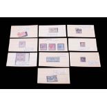 A selection of fifteen Great British stamps: including 1840 1d black Plate 10 used with red Maltese