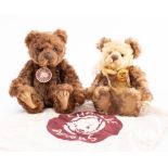 Two Charlie Bears designed by Isabelle Lee,