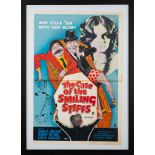 Three framed single sheet film posters' The case of the Smiling Stiffs',