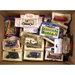 Lledo and others. A boxed group of vintage commercial vehicles and others.