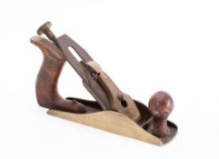 A GTL brass shoe smoothing plane,