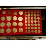 A collector's case containing a collection of pre 1920 and pre 1947 English coins: together with a