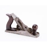 A Vaughan & Bushnell No 4 1/2 smoothing plane: with drop forged shoe.