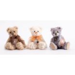 Three Charlie Bears 'Minimo' Collection bears designed by Isabelle Lee:'Dewdrop' 499/2000,