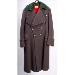 L & H Nathan,London (Theatrical Costumers): A grey wool German Army Overcoat,