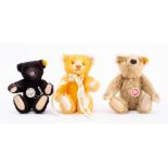 Three Steiff miniature bears: comprising 'Teddybear 1912', 'Loves Me ,