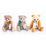 Three Charlie Bears 'Minimo' Collection bears designed by Isabelle Lee: 'Puddle' 631/2000,