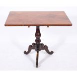 A George III mahogany tripod table, circa 1765,