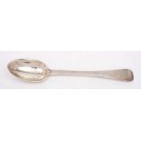 A Victorian Old English pattern basting spoon, maker John Aldwinckle & Thomas Slater, London,