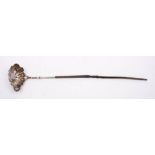 A George III silver toddy ladle, maker NS & AN, London,