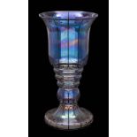 A Continental glass vase: possibly J. & L.