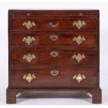 A George III mahogany bachelor's chest of drawers, circa 1770,