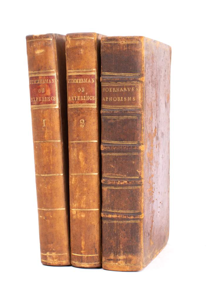 ZIMMERMANN, Dr - A Treatise on Experience in Physic : 2 vols, cont. full calf, 8vo, G.