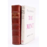 LAWRENCE, T. E. Seven Pillars of Wisdom : illust, full red morocco, 4to, Cape, First U.K.