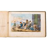 NAPLES ALBUM : 18 hand coloured lithographs, Lit. della Sirena, inc.