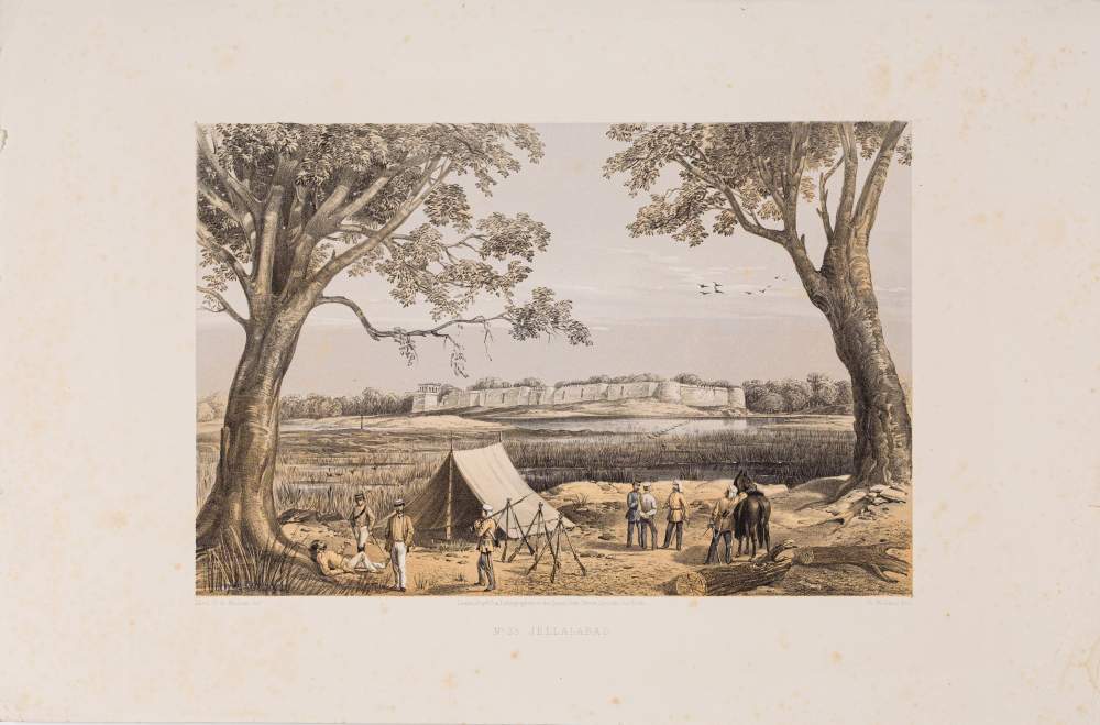 SIEGE OF LUCKNOW : 15 tinted lithograph prints on 12 sheets by Clifford Henry Mecham, - Image 6 of 6