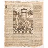 MURDER / EXECUTION BROADSIDES : a rare eighteenth century broadside,