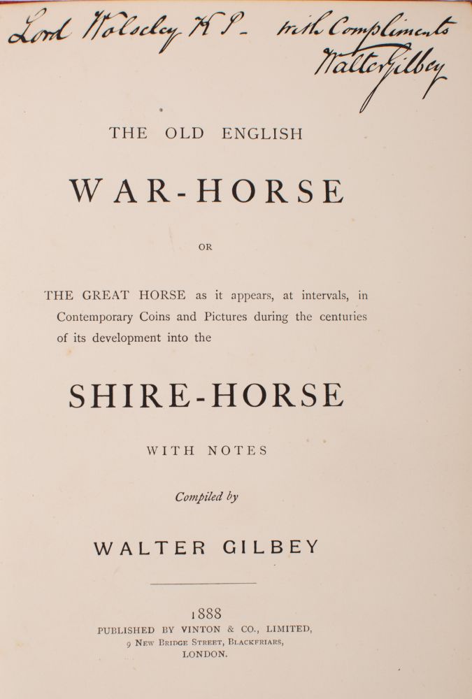 GILBY, Walter - 'The Old English War-Horse : illust, org. - Image 3 of 3