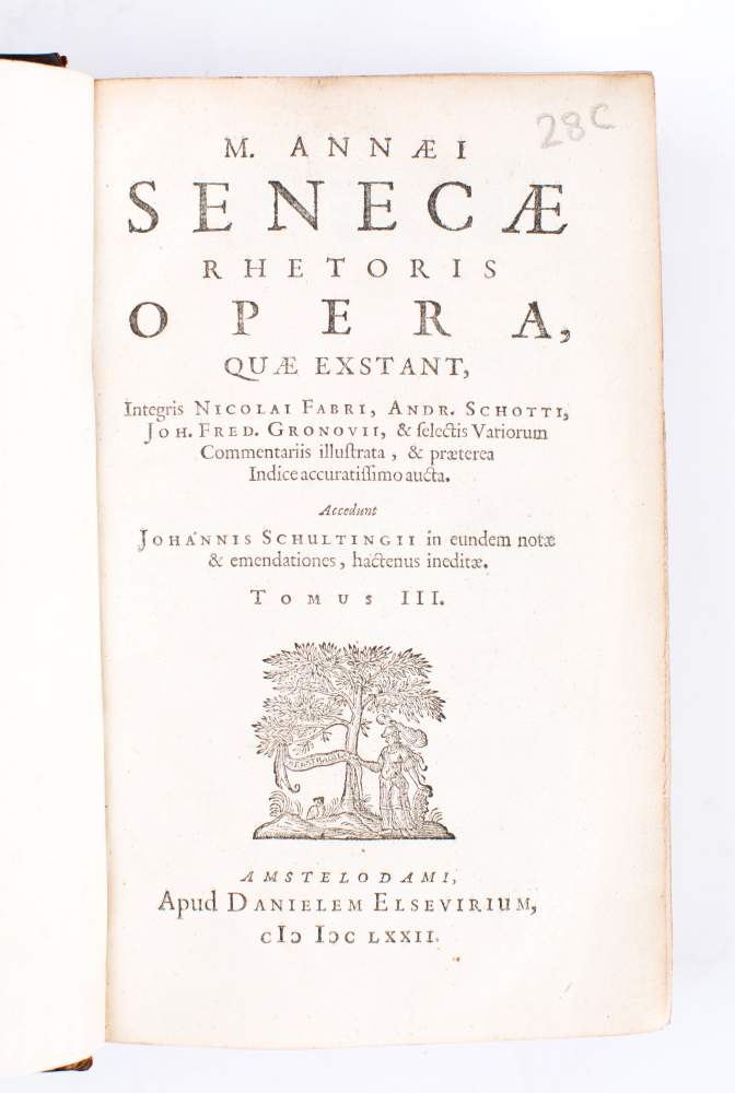 SENECA, Lucius Annaeus - L. Annaei Senecae Opera, Quae Exstant, Integris Justi Lipsii, J. Fred. - Image 2 of 2